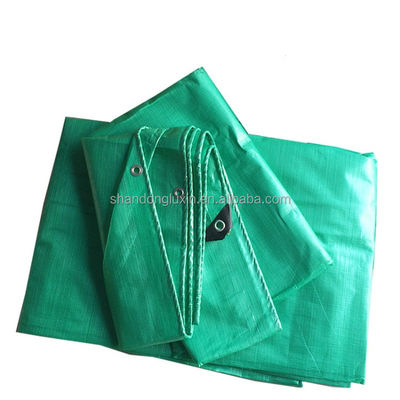 Waterdicht plastic buitenbedekking HDPE-stof Blauw Poly Tarp voor buiten-landbouw