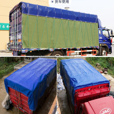 Waterdicht vrachtwagen- en opslagbedekking HDPE-weven met LDPE-lamineering PE-doek