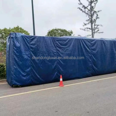 Waterdicht vrachtwagen- en opslagbedekking HDPE-weven met LDPE-lamineering PE-doek