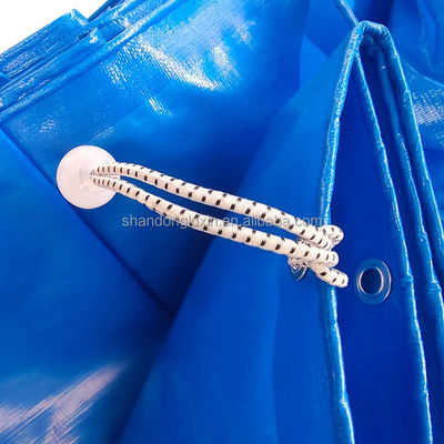 PE-doek tentmateriaal voor waterdicht plastic buitenbedekking Blauw polydoek